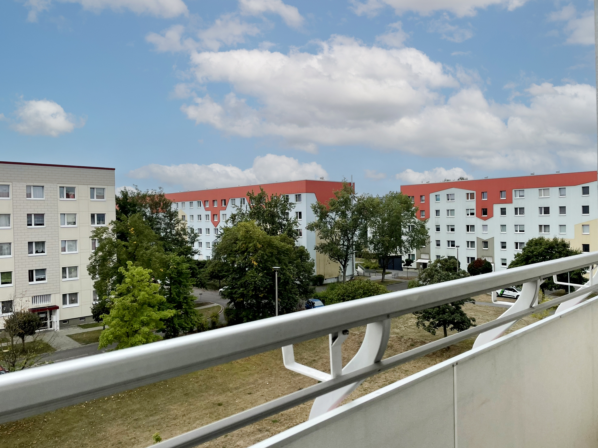 Ausblick vom Balkon