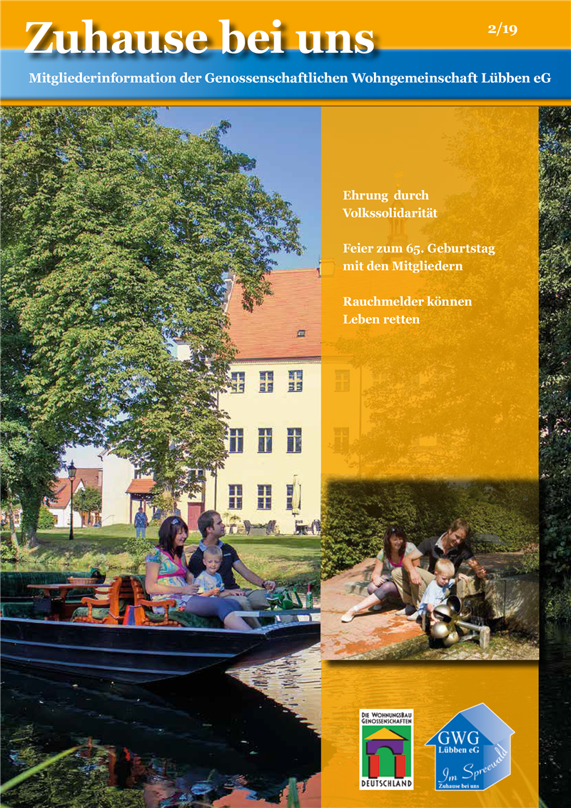 Das Journal für unsere Mitglieder 2/2019