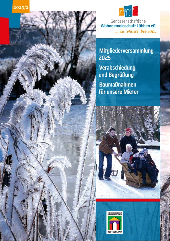 GWG-Mitgliederzeitung für die 2. Jahreshälfte 2025